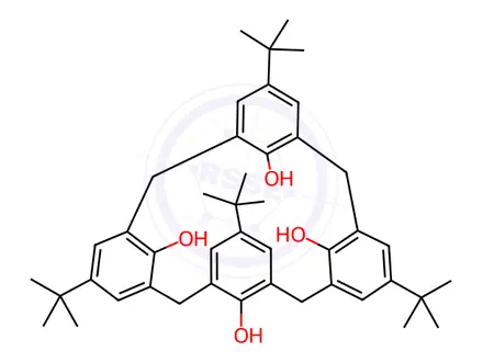 Chemical structure of 4-tert-Butylcalix[4]arene