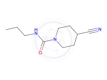 Chemical structure of 4-Cyano-N-propylpiperidine-1-carboxamide
