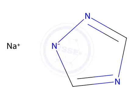 Chemical structure of 1,2,4-Triazole sodium derivative
