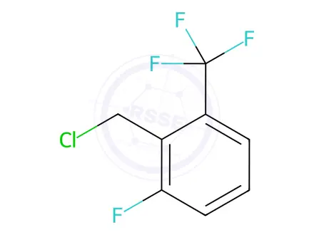 Chemical structure of 2-(Chloromethyl)-1-fluoro-3-(trifluoromethyl)benzene