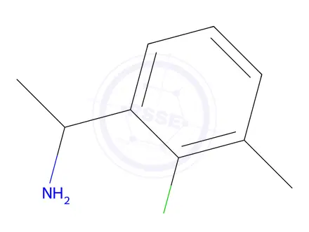 Chemical structure of 1-(2-CHLORO-3-METHYL-PHENYL)-ETHYLAMINE