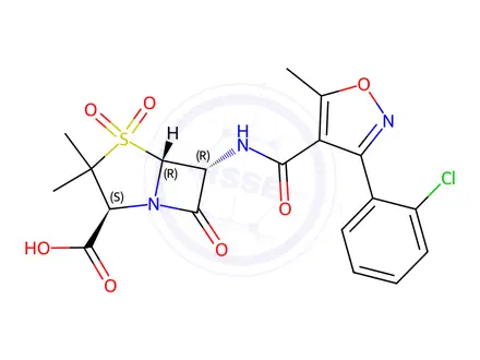 Chemical structure of Cloxacillin Impurity 22
