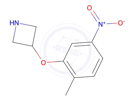 Chemical structure of 3-(2-Methyl-5-nitrophenoxy)azetidine