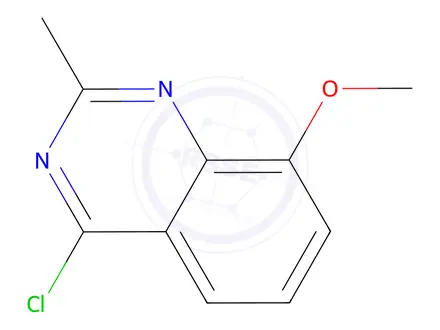 Chemical structure of 4-CHLORO-8-METHOXY-2-METHYL-QUINAZOLINE