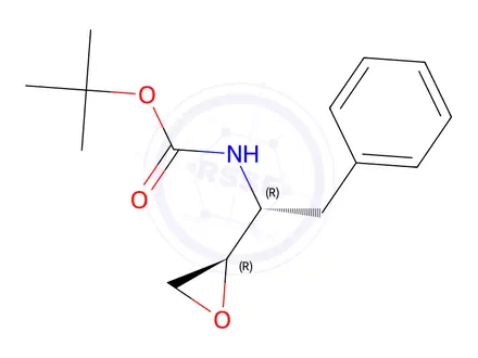 Chemical structure of rel-tert-Butyl ((R)-1-((R)-oxiran-2-yl)-2-phenylethyl)carbamate