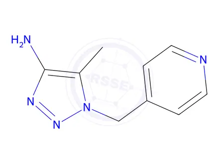 Chemical structure of 5-Methyl-1-(pyridin-4-ylmethyl)-1h-1,2,3-triazol-4-amine