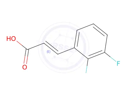 Chemical structure of (2E)-3-(2,3-Difluorophenyl)-2-propenoic Acid
