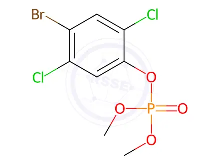 Chemical structure of Bromophos-methyl-oxon