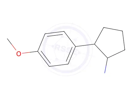 Chemical structure of Cis-2-(4-Methoxyphenyl)-cyclopentylamine