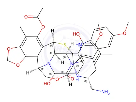 Chemical structure of Lurbinectedin Impurity 29