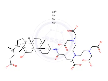 Chemical structure of GADOCOLETIC ACID