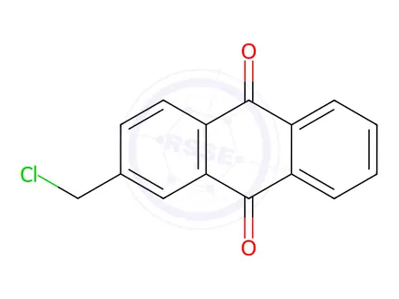 Chemical structure of 2-(Chloromethyl)anthraquinone
