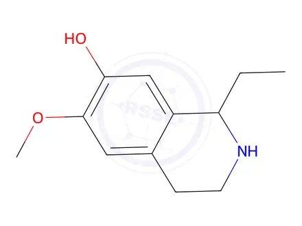 Chemical structure of 1-Ethyl-6-methoxy-1,2,3,4-tetrahydroisoquinolin-7-ol