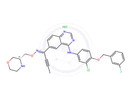 Chemical structure of Epertinib hydrochloride