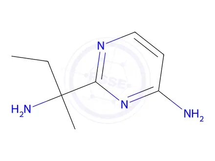 Chemical structure of 2-(2-Aminobutan-2-yl)pyrimidin-4-amine