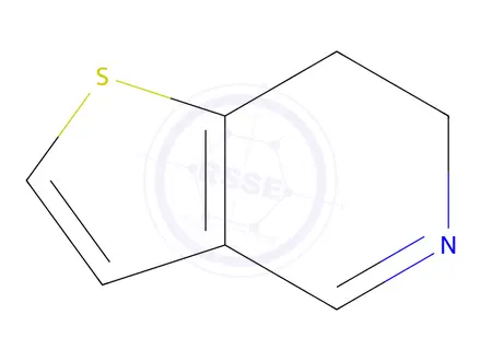 Chemical structure of 6,7-dihydrothieno (3,2-c) pyridine