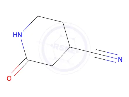 Chemical structure of 2-Oxopiperidine-4-carbonitrile