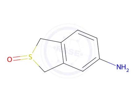 Chemical structure of 5-Amino-1,3-dihydrobenzo[c]thiophene 2-oxide