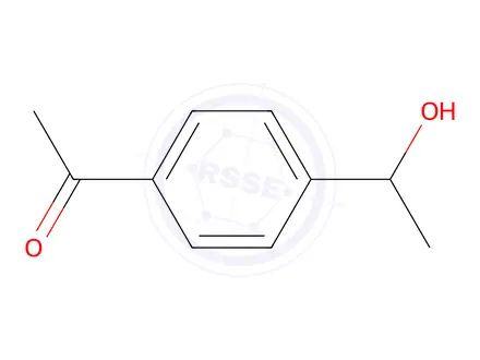 Chemical structure of 1-(4-(1-Hydroxyethyl)phenyl)ethanone