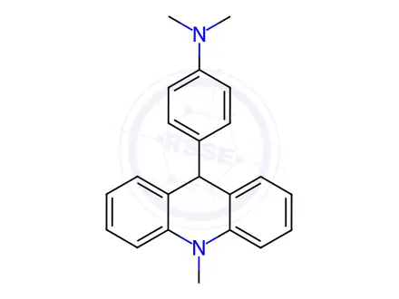 Chemical structure of N,N-Dimethyl-4-(10-methyl-9,10-dihydroacridin-9-yl)aniline