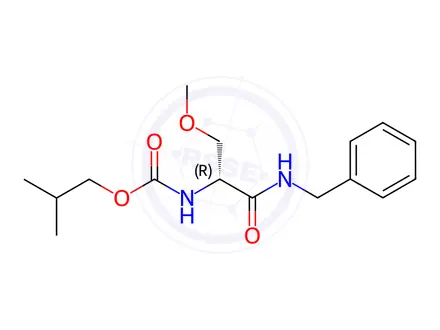 Chemical structure of Lacosamide Impurity 45 (N1,N2-Dinitroso Lacosamide EP Impurity A)