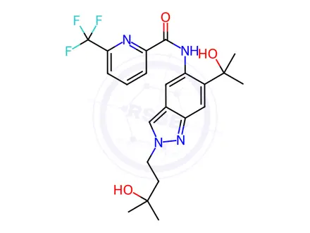 Chemical structure of Zabedosertib Impurity 13