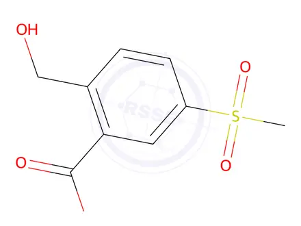 Chemical structure of 2-(Hydroxymethyl)-5-(methylsulfonyl)benzoic acid