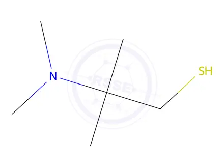 Chemical structure of 2-(Dimethylamino)-2-methylpropane-1-thiol