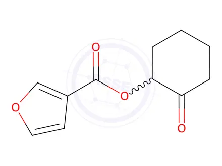 Chemical structure of 2-Oxocyclohexyl furan-3-carboxylate