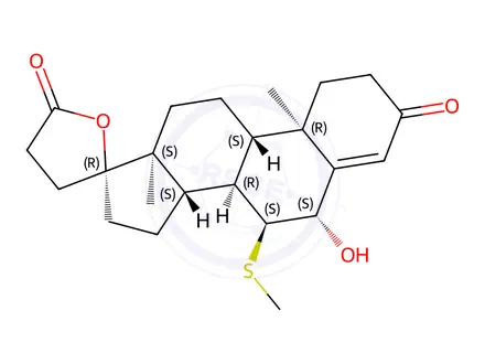 Chemical structure of Spironolactone Impurity 30
