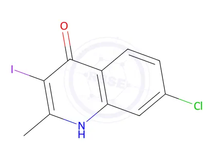 Chemical structure of 7-Chloro-3-iodo-2-methylquinolin-4(1H)-one