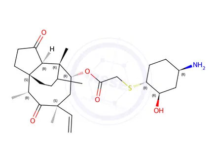 Chemical structure of Lefamulinum Impurity 9
