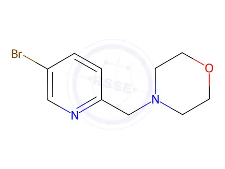 Chemical structure of 4-[(5-Bromo-2-pyridinyl)methyl]morpholine