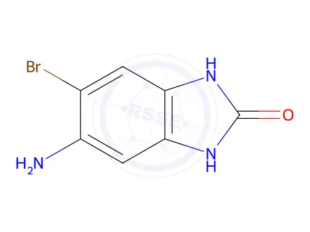 Chemical structure of 5-Amino-6-bromo-1H-benzo[d]imidazol-2(3H)-one