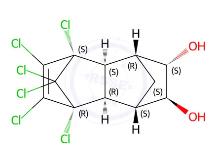 Chemical structure of Aldrin Impurity 1