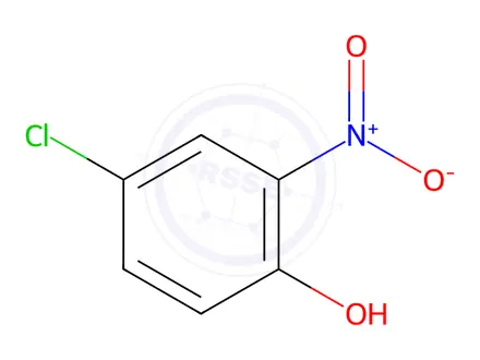 Chemical structure of 4-Chloro-2-nitrophenol