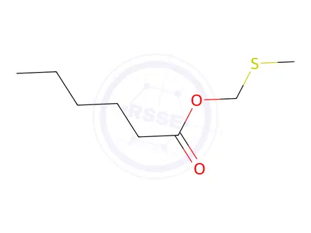 Chemical structure of (Methylthio)methyl hexanoate