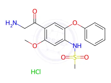 Chemical structure of Iguratimod Impurity 32(Hydrochloride)