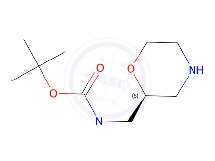 Chemical structure of Tert-butyl (S)-methyl(morpholin-2-ylmethyl)carbamate