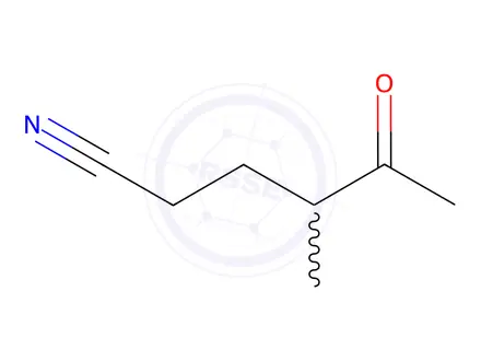 Chemical structure of 4-Methyl-5-oxohexanenitrile