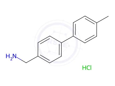 Chemical structure of 4-(4-Methylphenyl)benzylamine Hydrochloride