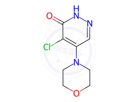 Chemical structure of 4-Chloro-5-morpholin-4-ylpyridazin-3(2H)-one