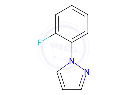 Chemical structure of 1-(2-Fluorophenyl)-1H-pyrazole