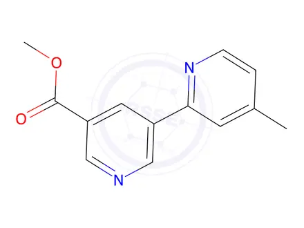 Chemical structure of Methyl 4-methyl-[2,3'-bipyridine]-5'-carboxylate
