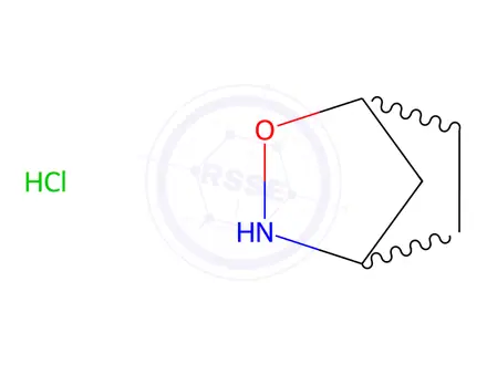 Chemical structure of 2-Oxa-3-azabicyclo(2.2.1)heptane hydrochloride