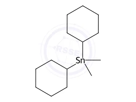 Chemical structure of DICYCLOHEXYLDIMETHYLTIN