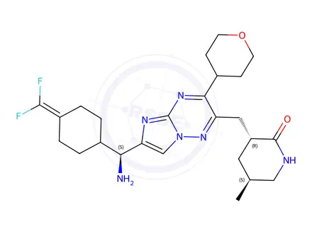 Chemical structure of Letermovir d8
