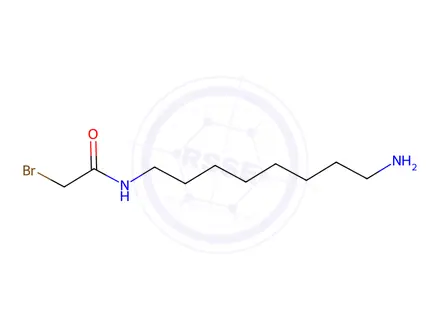 Chemical structure of N-(8-Aminooctyl)-2-bromoacetamide