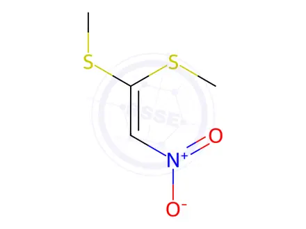 Chemical structure of 1,1-Bis(methylthio)-2-nitroethylene