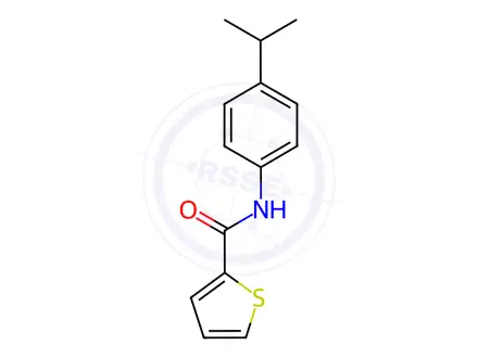Chemical structure of n-(4-Isopropylphenyl)thiophene-2-carboxamide